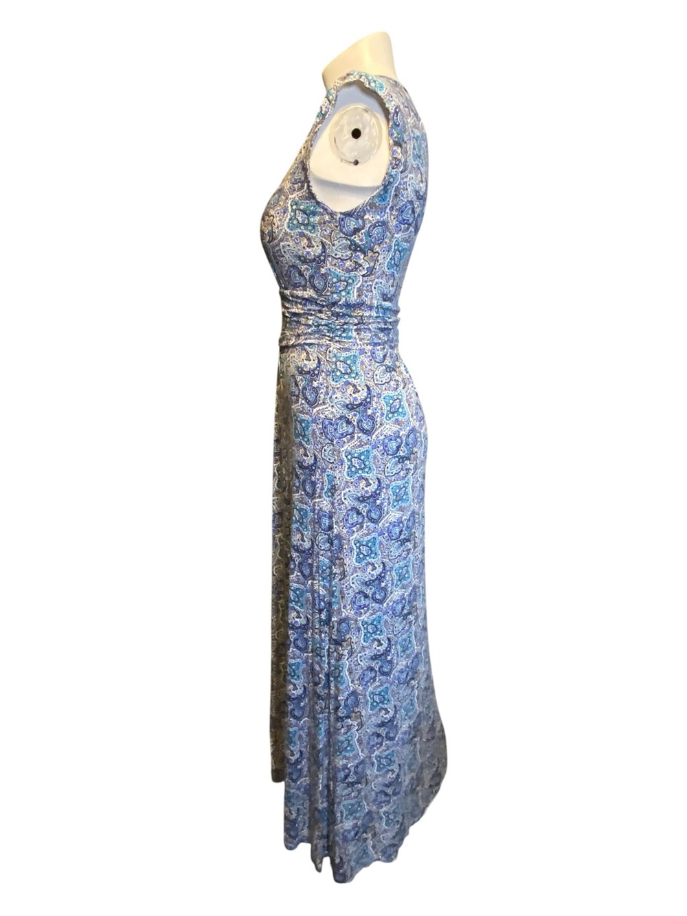 Garnet Hill by Eileen Fisher Long Sleeveless Maxi Summer Dress Women’s size M - Picture 3 of 14